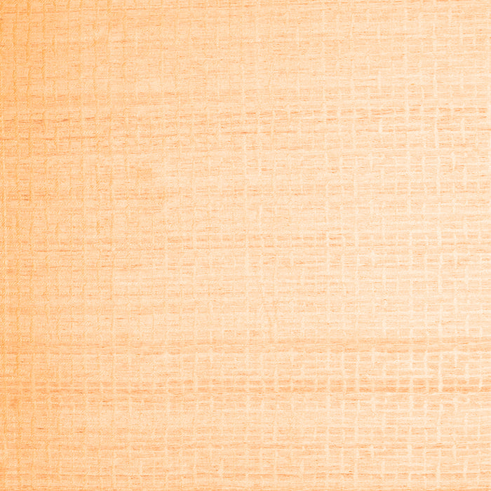 Round Machine Washable Solid Orange Modern Area Rugs, wshcon533org