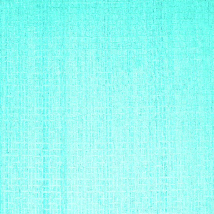 Square Solid Turquoise Modern Rug, con533turq