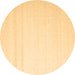 Round Solid Brown Modern Rug, con533brn