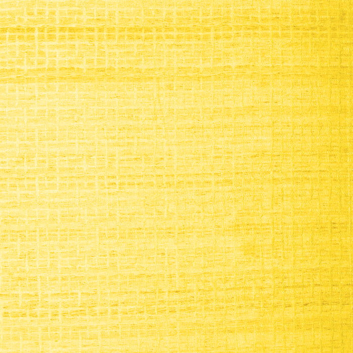 Machine Washable Solid Yellow Modern Rug, wshcon533yw