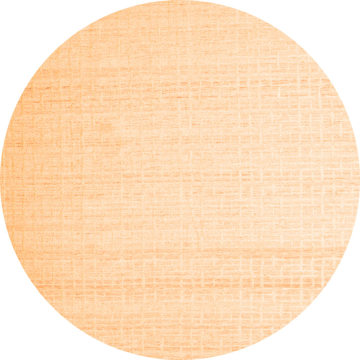 Square Solid Orange Modern Rug, con533org