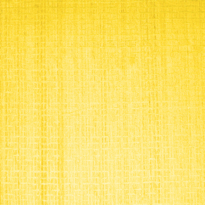Square Solid Yellow Modern Rug, con533yw