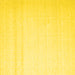 Square Machine Washable Solid Yellow Modern Rug, wshcon533yw