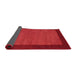 Thickness of Contemporary Red Modern Rug, con534