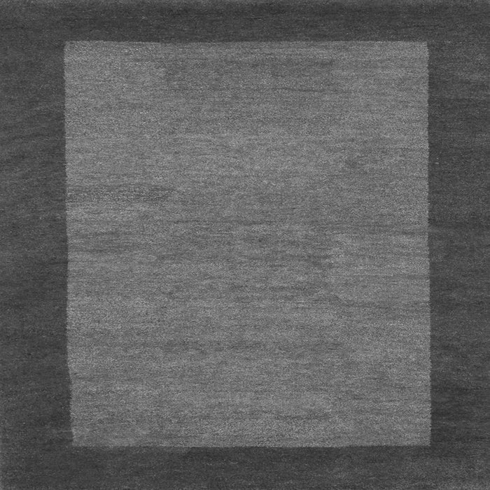 Serging Thickness of Abstract Gray Contemporary Rug, con534gry