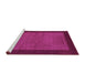 Sideview of Machine Washable Abstract Purple Contemporary Area Rugs, wshcon534pur