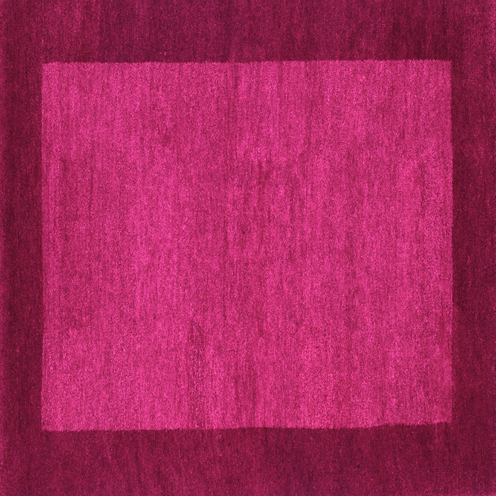 Square Machine Washable Abstract Pink Contemporary Rug, wshcon534pnk
