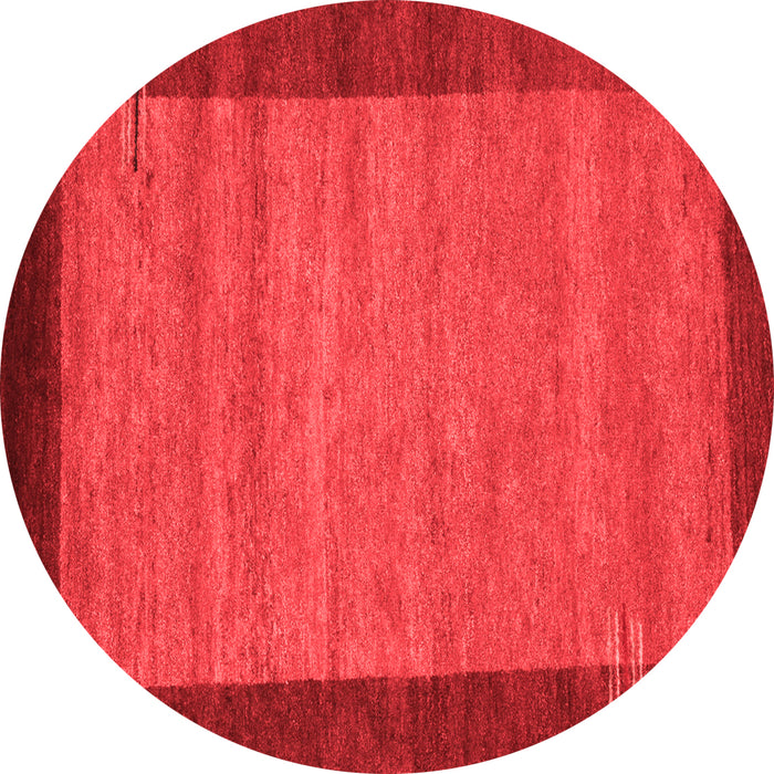 Machine Washable Abstract Red Contemporary Rug, wshcon535red