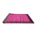 Sideview of Abstract Purple Contemporary Rug, con535pur