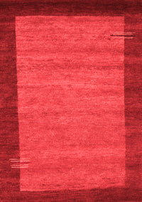 Abstract Red Contemporary Rug, con535red