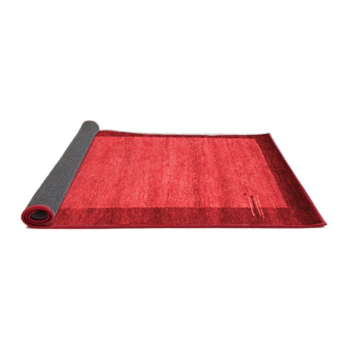Abstract Red Contemporary Area Rugs