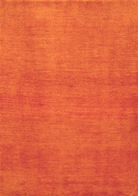 Abstract Orange Contemporary Rug, con536org