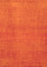 Abstract Orange Contemporary Rug, con536org