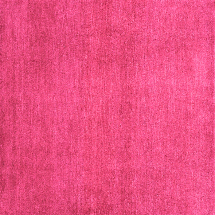 Square Machine Washable Abstract Pink Contemporary Rug, wshcon536pnk