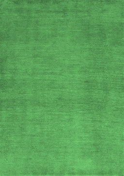 Abstract Emerald Green Contemporary Rug, con536emgrn