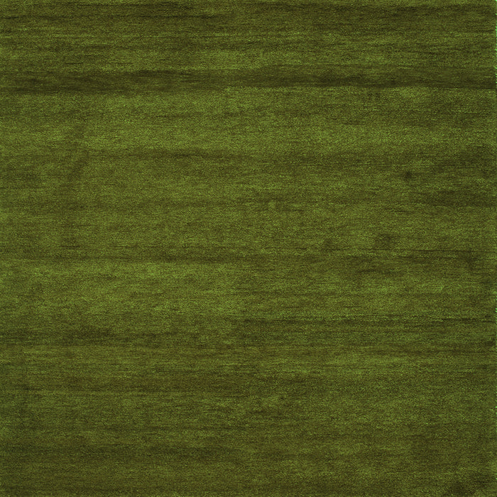 Serging Thickness of Abstract Green Contemporary Rug, con537grn