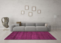 Machine Washable Abstract Purple Contemporary Rug, wshcon537pur