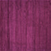 Square Machine Washable Abstract Purple Contemporary Area Rugs, wshcon537pur