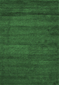 Abstract Emerald Green Contemporary Rug, con537emgrn