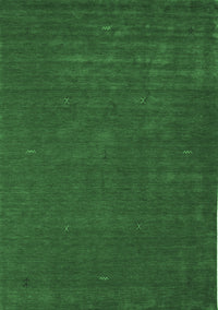 Abstract Emerald Green Contemporary Rug, con538emgrn