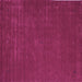 Square Abstract Purple Contemporary Rug, con538pur