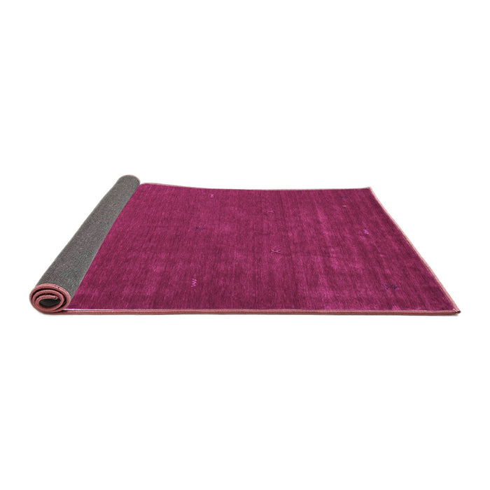 Sideview of Abstract Purple Contemporary Rug, con538pur