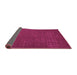 Sideview of Abstract Purple Contemporary Rug, con538pur