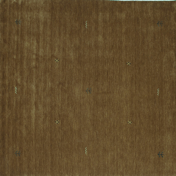 Square Machine Washable Abstract Turquoise Contemporary Area Rugs, wshcon538turq