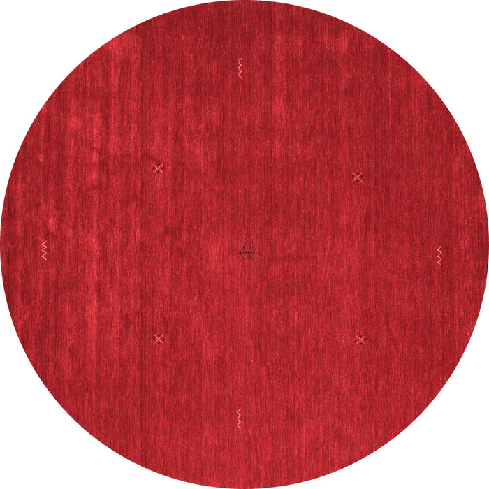 Abstract Red Contemporary Rug, con538red