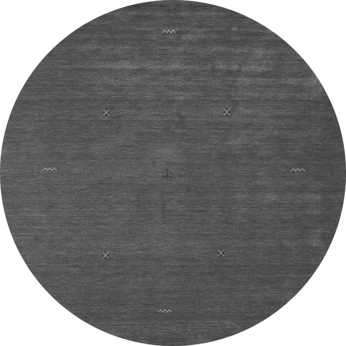 Machine Washable Abstract Gray Contemporary Rug, wshcon538gry