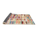 Thickness of Contemporary Sunrise Orange Modern Rug, con539