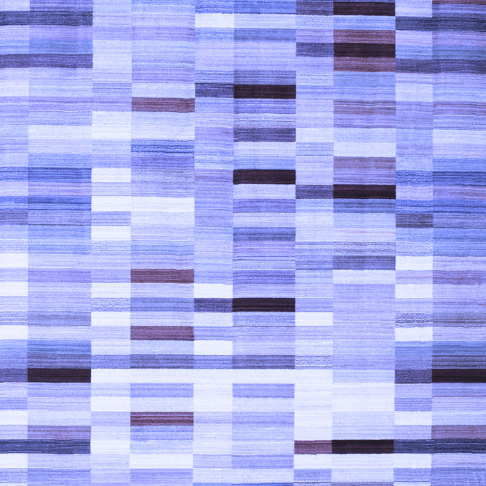 Abstract Blue Contemporary Rug, con539blu