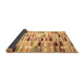 Sideview of Abstract Brown Contemporary Rug, con539brn