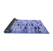 Sideview of Abstract Blue Contemporary Rug, con539blu