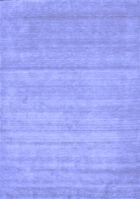 Abstract Blue Contemporary Rug, con53blu