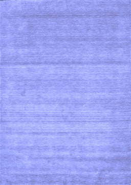 Abstract Blue Contemporary Rug, con53blu