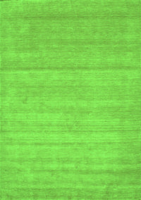 Abstract Green Contemporary Rug, con53grn