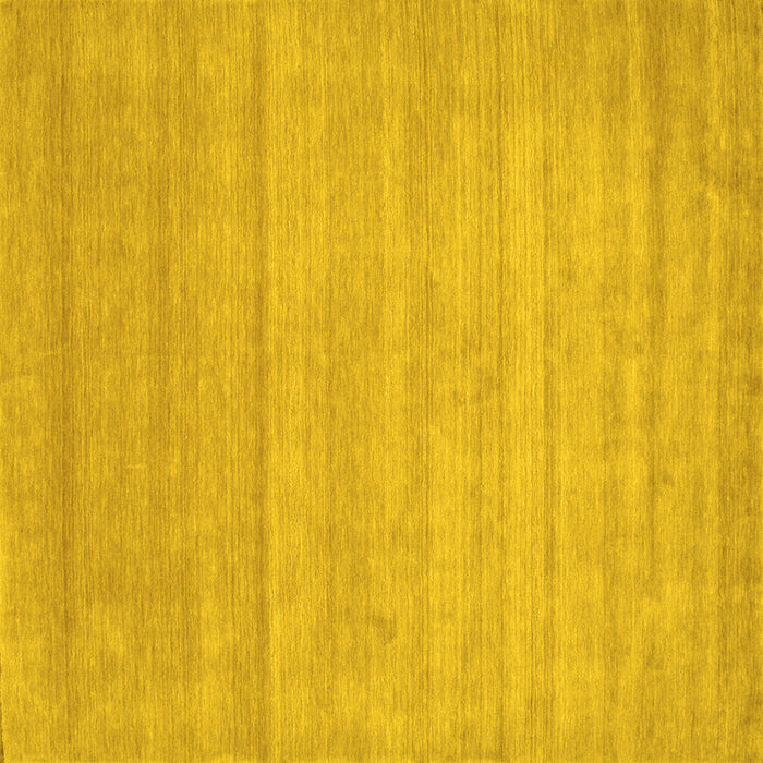 Square Abstract Yellow Contemporary Rug, con53yw