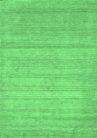 Abstract Emerald Green Contemporary Rug, con53emgrn