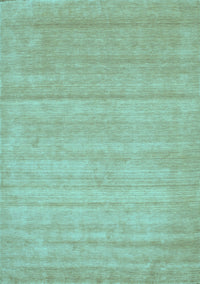 Abstract Light Blue Contemporary Rug, con53lblu