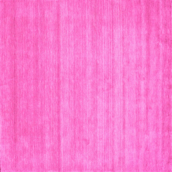 Square Machine Washable Abstract Pink Contemporary Rug, wshcon53pnk