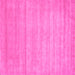 Square Machine Washable Abstract Pink Contemporary Rug, wshcon53pnk