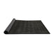 Thickness of Contemporary Charcoal Black Modern Rug, con54