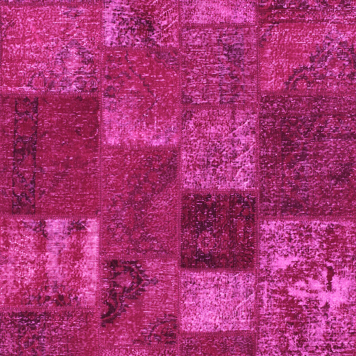 Patchwork Pink Transitional Rug, con540pnk