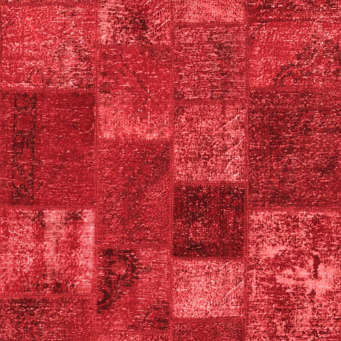 Patchwork Red Transitional Area Rugs