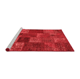 Transitional Red Washable Rugs