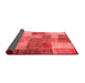 Patchwork Red Transitional Area Rugs