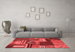 Transitional Red Washable Rugs