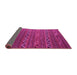 Sideview of Oriental Pink Traditional Rug, con543pnk