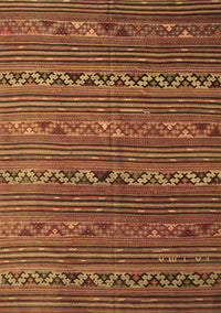 Oriental Brown Traditional Rug, con543brn